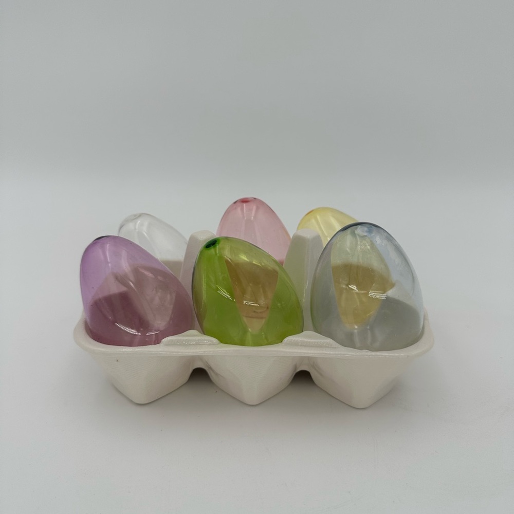 Eddie Bauer Multicolor Glass Eggs - Picture 2 of 6